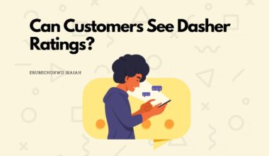 Can Customers See Dasher Ratings